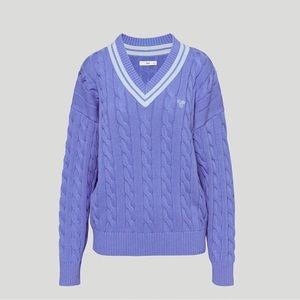 Tna purple knit sweater size L